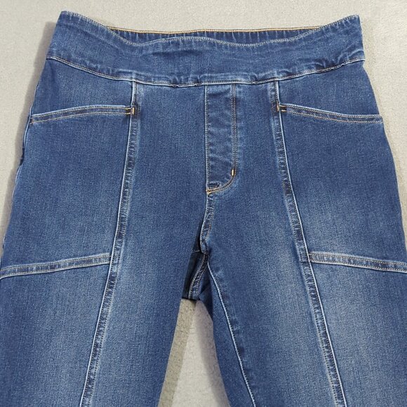 Duluth Trading Co. Jeans Women's 6 Regular Blue Jean-Netics Pull-On Skinny Denim - Picture 4 of 12